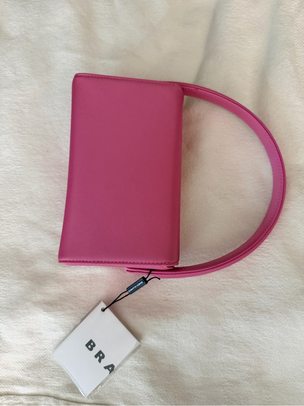 Brandon Blackwood Hot Pink Mini Top-Handle Bag - Picture 3 of 4